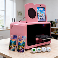 Imprimante UV à plat A5 personnalisée, machine d'impression intelligente H5 à plat pour petites entreprises, compatible avec les impressions selfie