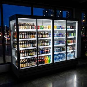Vitrina Refrigerada Vertical Comercial con Puerta de Vidrio Remota para Supermercado - Product Image 2