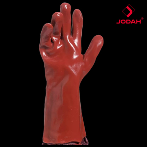 JODAH Acid Solvent Resistant Forearm <b>Gloves</b> PVC7335 Chemical Protection Ambidextrous Waterproof Pull Industrial Protection - Product Image 3