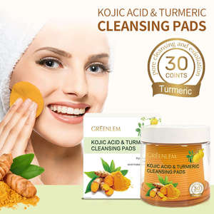 Limpiador Facial en Espuma Greenlem con Ácido Kójico y Cúrcuma - Limpieza Profunda, Nutritivo, Blanqueador, Control de Grasa para Todo Tipo de Piel, Marca Privada - Product Image 3