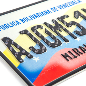 Placa de Matrícula de <span class=keywords><strong>Coche</strong></span> Personalizada de Venezuela, Barata, Directo de Fábrica - Product Image 4