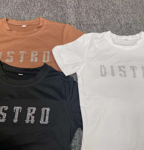 <span class=keywords><strong>T</strong></span>-<span class=keywords><strong>Shirt</strong></span> Court à Manches Courtes Personnalisé Logo Femme 2025, Style Hip Hop Graphique, Streetwear Tendance Fille - Product Image 4