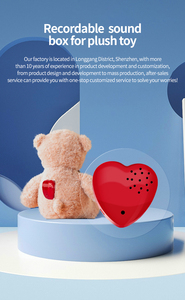 Tùy Chỉnh Abs Nhà Ở Loa Ghi Âm Heatbeat Âm Thanh Mô-đun Hình Trái Tim Bằng Giọng Nói Hộp Với Nút Đóng Cửa Cho Đồ Chơi Vật Nuôi - Product Image 3