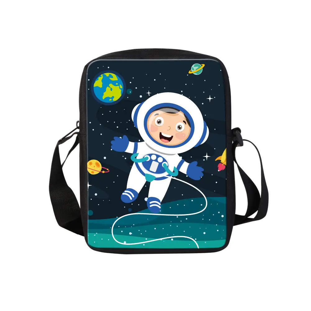 Cartoon Cross Body Bag For Children Sublimation Printing Mini Messenger Bags