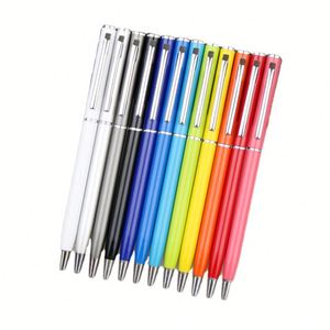 Metal <b>Ballpoint</b> <b>Pen</b> Custom Logo Printing Touch Screen Advertising Slim Twist Design Multi-color Black Ink Office/School Gift <b>Pen</b> - Product Image 2