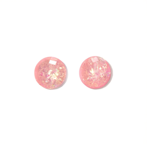 Boucles d'oreilles clous en alliage plaqué or, motif boule et chiffre, style religieux tendance pour soirée, pierre principale perle - Product Image 2