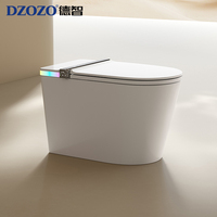 S002 Ensemble WC intelligent électrique à chasse automatique en céramique, à poser au sol, avec bidet intégré, pour salle de bain, à vendre
