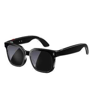 Lunettes Intelligentes S3 Ultra AI avec Caméra 5MP, Vidéo 1080P, Anti-tremblement, <span class=keywords><strong>Traduction</strong></span> IA, Chat IA, Photos 20MP, 7h de Musique, Charge Magnétique, Streaming en Direct - Product Image 1