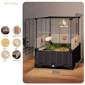 XS-Ultra Küçük Su Geçirmez Dikdörtgen Peyzaj Kuş Kafesi-Lüks Villa Kafesi Muhabbet Kuşları, Sultan Papağanları ve Muhabbet Kuşları için - Product Image 6