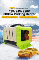 Calentador Diésel Todo en Uno de 12V y 8KW para Autos, Camionetas, Autocaravanas y Campers; Calentador Portátil para Estacionamiento con Control Remoto y Bajo Precio