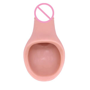 Dispositif de miction debout en gros, 2 en 1, prothèses banane en silicone pour personnes transgenres - Product Image 5