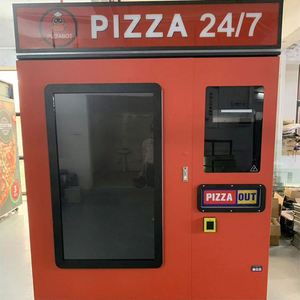 Distributeur automatique de pizzas intelligent professionnel entièrement automatique avec écran tactile extérieur, surveillance à distance et options de paiement multiples - Product Image 4