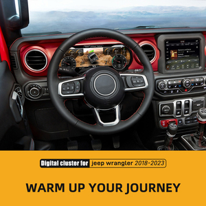 Tableau de bord numérique NaviHua 12,3 pouces pour Jeep Wrangler JL 2018-2023, nouvel écran LCD, tachymètre, cockpit virtuel - Product Image 5