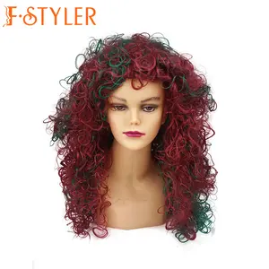 FSTYLER Halloween Carnival Wigs Hot Sale wholesale bulk sale Factory Customize Fashion Party synthetic cosplay wigs anime Wigs