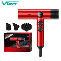 Sèche-cheveux professionnel V-401 de haute qualité, 110 000 tr/min, super haute vitesse, avec ions négatifs, pour usage domestique et hôtelier