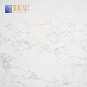 Cắt-to-kích thước nhà bếp nhân tạo thạch anh đá cẩm thạch đá calacatta Vanity thạch anh Countertop - Product Image 2