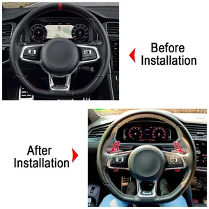 Cambio volante per auto per cambio cambio Volkswagen VW GOLF GTI R GTD GTE MK7 7 7 <span class=keywords><strong>POLO</strong></span> GTI Scirocco Tiguan PASSAT T-ROC - Product Image 2