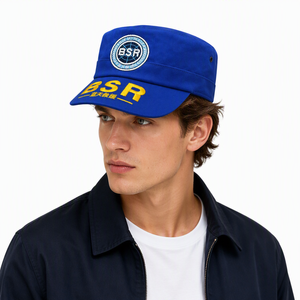 Sombrero de Pesca para Hombre, de Algodón Twill, Color Sólido, con Logotipo Personalizado Blue Sky Rescue, Ajustable, para Todas las Estaciones - Product Image 1