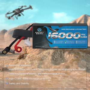 Batería Li-po de Alta Potencia AMPXELL 16000mAh 22.2V 6S 20C para Drones Profesionales, UAV, Multirrotor Agrícola y Drones Industriales M - Product Image 5