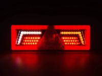 Feux arrière LED ECE E-MARK 12-24V pour remorque, camion, marche arrière, brouillard, clignotant, 6 fonctions, feux de position arrière pour camion, tracteur, excavateur