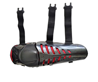 Protection Professionnelle Certifiée CE, Imperméable, Respirante, Flexible, en Fibre de Carbone, pour Genouillères de Moto et Motocross, Soutien des Jambes