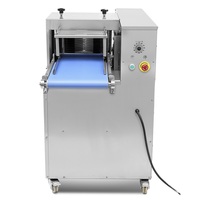 Trancheuse à viande industrielle automatique électrique réglable en acier inoxydable 304, moteur en cuivre pur 3000W, capacité de 1000 kg/h