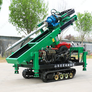 Ad alta efficienza PV Power Station a terra chiodatura Rig per impianto solare pila operazione di perforazione motore martello pompa nucleo - Product Image 3