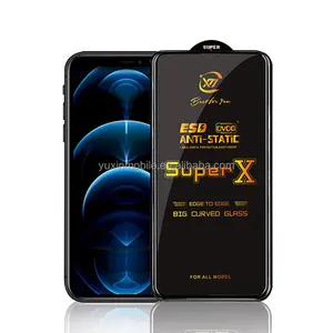 SUPER D X 9H FULL COVER SCREEN PROTECTOR vetro del telefono cellulare per IPHONE 6 6s 7 8 plus 11 12 13 pro max x xs max vetro temperato