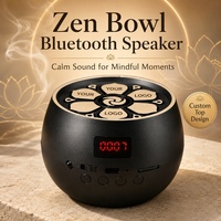 Mini Reproductor de Cantos Budistas con Forma de Loto, Caja de Música Zen para Yoga, Templo, Regalo Personalizado con Grabado