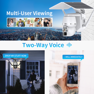 Vesafe 2K i-cam + Wifi năng lượng mặt trời không dây PTZ máy ảnh 4G Sim Thẻ IP66 cuộc sống lâu dài năng lượng mặt trời tự động báo động IP nhà thông minh Camera An Ninh - Product Image 5