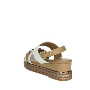 Sandalias de Plataforma Donna Serena para Mujer, Modelo 165695DM, Cuero Negro, Estilo Veraniego - Product Image 2