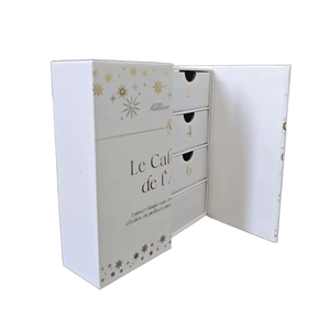 Giáng Sinh Cutout 7-Ngày Advent Lịch Hộp 40*80*40Mm Giấy Bên Trong Hộp Rỗng Skincare Nước Hoa Chai Ngăn Kéo Cho Skincare Nước Hoa - Product Image 1