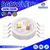 Puces LED RGBW 4-en-1 haute puissance 8 broches Epileds 40mil 4W 8W 12W 10W RGBWY 620nm 520nm 460nm 6000K pour éclairage de scène