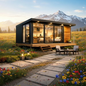 <span class=keywords><strong>Maison</strong></span> préfabriquée modulaire moderne avec design de cabane en bois, petite <span class=keywords><strong>maison</strong></span> sur roues, cabane portable <span class=keywords><strong>et</strong></span> abri de rangement - Product Image 2