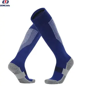 Custom Logo Anti Slip Cotton Black White Compression Socks Unisex Designer Grip Football Soccer Sport Socks Men