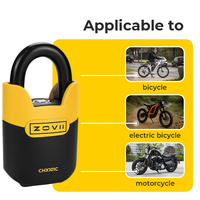 Antivol de vélo à câble avec alarme sonore 120 dB, 2 clés, rechargeable USB-C, longue autonomie, étanche IP67 – Excellent rapport qualité-prix