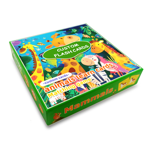 工場OEM卸売カスタム子供リテラシーカード英語教育学習カスタム子供教育フラッシュカード - Product Image 1