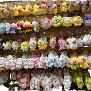 <span class=keywords><strong>Porte</strong></span>-clés en peluche 4 pouces (10 cm) en coton PP doux, <span class=keywords><strong>Hello</strong></span> Kitties, <span class=keywords><strong>porte</strong></span>-monnaie animal en peluche de haute qualité pour machine à griffes - Product Image 1