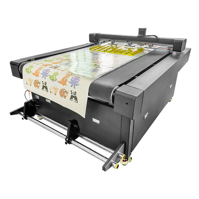 Teneth High Accuracy Double Head Flatbed Graph Cutting Plotter With Fast Speed Support Half Cut and Full Cut