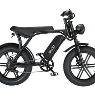 7 vitesses V8 tout-terrain e-bike gros pneu adultes cyclomoteur électrique Dirt Bike 750W moteur longue portée unisexe VTT électrique