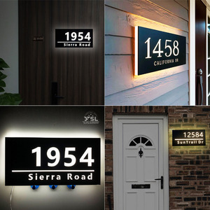 Tùy chỉnh mới được nâng cấp số cửa dạ quang cho khách sạn & nhà hàng số cửa treo nổi bật cho trường học & bệnh viện - Product Image 6