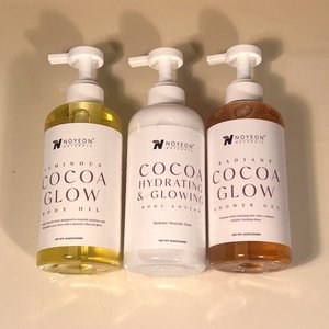 Private Label Skincare Set Custom Daily <strong>Moisturising</strong> Cocoa Butter <strong>Men</strong> Women Easy Glow Skin Brightening <strong>Body</strong> Lotion - Product Image 3