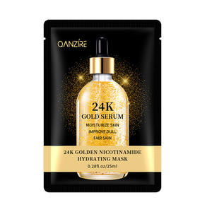 قناع ورقي بالذهب عيار 24 قيراط للجسم، مرطب ومغذي للبشرة، مناسب للبشرة العادية/الدهنية/الجافة/المختلطة - Product Image 4