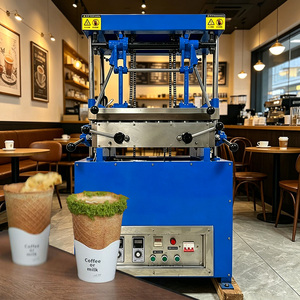 Machine de production de gobelets <span class=keywords><strong>à</strong></span> café comestibles <span class=keywords><strong>à</strong></span> petite échelle, facile <span class=keywords><strong>à</strong></span> utiliser, <span class=keywords><strong>à</strong></span> commande manuelle, <span class=keywords><strong>moule</strong></span> fixe, 2 <span class=keywords><strong>à</strong></span> 60 unités pour l'industrie alimentaire - Product Image 3