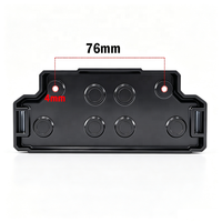 Bloc de distribution d'alimentation 24V 150A, 2 entrées 0/4 AWG x 2 pouces, 6 sorties 0/4 AWG x 6 pouces, distributeur d'alimentation/terre pour amplificateur audio de voiture