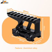 Dudukan Riser High Red Dot 558 8 Slot, Dudukan Riser Profil Tinggi untuk Scope, Aksesoris Berburu