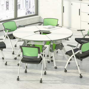 Modular Miễn Phí Vận Kết Hợp Gấp Và Di Chuyển Đào Tạo Bảng Phòng Họp Bàn - Product Image 6