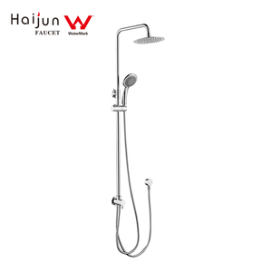 Robinet 3 trous de douche, salle de bain moderne en noir mat, ensemble de douche suspendu - Product Image 4