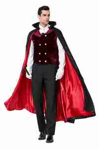 Robe fantaisie de fête d'<span class=keywords><strong>halloween</strong></span> pour homme adulte, costume de <span class=keywords><strong>vampire</strong></span> <span class=keywords><strong>sexy</strong></span> pour homme, cosplay, livraison directe - Product Image 2