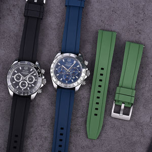 Bracelets de montre à dégagement rapide en caoutchouc Juelong 18mm 20mm 22mm 24mm Ridge FKM - Product Image 5